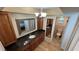 Elegant bathroom featuring a vanity with granite countertop, stylish fixtures, and great lighting at 7730 Broken Arrow Trl, Winter Park, FL 32792