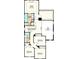 Upstairs floorplan featuring the primary suite and additional bedrooms at 1048 Teal Creek St, St Cloud, FL 34771