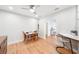 Dining room offers hardwood floors, natural light, and ample space for Gathering gatherings at 14 N Lawsona Blvd, Orlando, FL 32801
