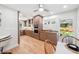 Updated kitchen featuring stainless steel appliances, wood cabinets, and a window overlooking the backyard at 14 N Lawsona Blvd, Orlando, FL 32801