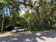 Street view of property with mature tree and a car parked on the overgrown lot at 2520 Raehn St, Orlando, FL 32806