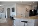 Kitchen and breakfast bar open up to the living area with ample counter space at 3416 Seneca Club Loop # 56, Orlando, FL 32808