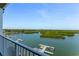 Soak in the breathtaking water views with boat docks from the condo's private balcony at 5 Riverwalk Dr # 604, New Smyrna Beach, FL 32169