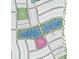 Aerial view of the neighborhood map with planned amenities and green space at 5253 Quillback Ln, St Cloud, FL 34771