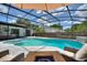 Beautiful screened-in pool and spa area, perfect for outdoor enjoyment and relaxation at 731 Rosemere Cir, Orlando, FL 32835