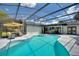 Gorgeous screened-in pool and spa area with ample space for outdoor entertaining and relaxation at 731 Rosemere Cir, Orlando, FL 32835
