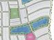 An illustrative community map showcasing planned amenities and water features at 1042 Teal Creek Dr, St Cloud, FL 34771