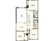 Detailed second-floor plan reveals a loft, bedrooms, and bathrooms with tub and shower options at 1042 Teal Creek Dr, St Cloud, FL 34771