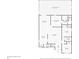 Detailed floor plan showcasing the layout, including the screened patio, primary bedroom and bathroom, kitchen, and living room at 122 Oak View Pl, Sanford, FL 32773