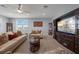 Comfortable living room featuring neutral tones and elegant furniture at 13090 Bromborough Dr, Orlando, FL 32832