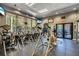Fitness center equipped with state-of-the-art cardio machines and large windows with views of lush landscaping at 14750 Hartford Run Dr, Orlando, FL 32828
