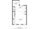 Open-concept floor plan design for the first floor including living room, kitchen, dining area, and bath at 1516 Resolute St, Celebration, FL 34747