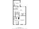 Floor plan showcasing the second floor layout, which includes 2 bedrooms, 2 baths, laundry, and WIC at 1516 Resolute St, Celebration, FL 34747