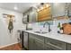 Modern kitchen featuring stainless steel appliances, granite counters, backsplash and ample lighting at 200 Maitland Ave # 28, Altamonte Springs, FL 32701