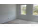 Bright bedroom featuring fresh paint and large windows, allowing natural light to illuminate the space at 2389 Zuni Road, St Cloud, FL 34771