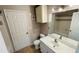 Clean bathroom with white vanity and tiled floor at 3702 Palm Desert Ln # 5435, Orlando, FL 32839