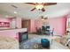 Open living space with a living room area and dining area at 3759 Collingwood Ln, Oviedo, FL 32765