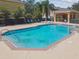 Community pool with surrounding lounge area and a gazebo at 3759 Collingwood Ln, Oviedo, FL 32765