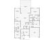 Detailed floor plan showcasing layout, room dimensions, closets, and patio area at 3824 Gulf Shore Cir, Kissimmee, FL 34746