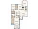 Second-floor home blueprint featuring four bedrooms, three bathrooms, a laundry room, and a game room at 5223 Quillback Ln, St Cloud, FL 34771