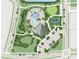 Planned community layout featuring pool, playground, lawn, pavilion and sports court at 5259 Quillback Ln, St Cloud, FL 34771