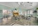 Inviting clubhouse featuring ample seating and a convenient kitchenette area at 5300 S Atlantic Ave # 6-301, New Smyrna Beach, FL 32169