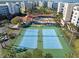 Enjoy sunny tennis courts at this luxurious condo complex near the beach at 5300 S Atlantic Ave # 6-301, New Smyrna Beach, FL 32169