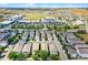 Aerial view showcases a desirable residential area near shopping, illustrating the convenience and lifestyle offered by this community at 5711 Hamlin Groves Trl, Winter Garden, FL 34787