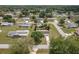 Aerial view of a well-kept residential neighborhood featuring manicured lawns and mature trees at 6366 Sw 115Th Street Rd, Ocala, FL 34476