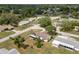 Scenic aerial view of residential homes and a tranquil neighborhood setting surrounded by greenery at 6366 Sw 115Th Street Rd, Ocala, FL 34476
