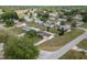 Aerial shot of a residential area featuring charming homes, mature trees and green spaces at 6366 Sw 115Th Street Rd, Ocala, FL 34476