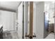 Shot of the bathroom adjacent to the kitchen at 865 Ladyfish Ave # C104, New Smyrna Beach, FL 32169