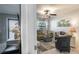 Cozy living room with comfortable seating and decor at 865 Ladyfish Ave # C104, New Smyrna Beach, FL 32169