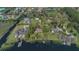 Luxury waterfront home on a sprawling lot with lush greenery, a private dock, and peaceful lake vistas for relaxation at 9222 Charles E Limpus Rd, Orlando, FL 32836