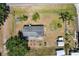 A bird's eye view of a private backyard featuring mature landscaping, and plenty of room for outdoor activities at 18600 Old Cheney Hwy, Orlando, FL 32820