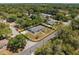 Property aerial view showing mature trees, a spacious lot, and a serene neighborhood at 197 Flame Ave, Maitland, FL 32751