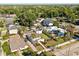 An aerial view of a beautiful neighborhood with well-maintained homes and lush greenery at 2107 Delaney Ave, Orlando, FL 32806