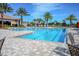 Community pool area, perfect for relaxation and recreation with ample deck space at 2530 Stargrass Cir, Clermont, FL 34715