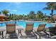 Resort-style community pool featuring lounge chairs and lush tropical landscaping for a relaxing experience at 2530 Stargrass Cir, Clermont, FL 34715