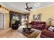 Comfortable living room featuring tile floors and plenty of natural light at 2626 Clarinet Dr, Orlando, FL 32837