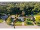 Aerial view showcases the property and its surrounding neighborhood at 3024 Sutton Dr, Orlando, FL 32810