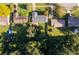 Bird's-eye view of the property highlighting the home's layout and landscaping at 3024 Sutton Dr, Orlando, FL 32810