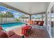 Inviting screened-in pool area with comfortable seating and a well-maintained pool at 4008 Lakeside Reserve Ct, Orlando, FL 32810