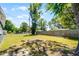 Spacious backyard enclosed by a chain-link fence, offering ample room for outdoor activities and recreation at 4274 Tatum St, Orlando, FL 32811