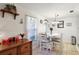 Bright dining room featuring a charming chandelier and lovely window at 525 E Foothill Way, Casselberry, FL 32707
