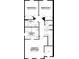 Second-floor floorplan showing layout of bedrooms and bathrooms, for easy visualization at 620 Pothos St, Apopka, FL 32703