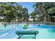 Vibrant splash pad with playful frog sculptures and colorful ground designs for entertainment at 687 Saranac Dr, Winter Springs, FL 32708