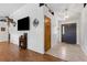 Inviting foyer featuring tile flooring and access to the living areas of the home at 745 Oak Ln, Orange City, FL 32763