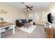 Inviting living room with ample natural light, tasteful decor, and a dining area for easy entertaining at 8001 Cool Breeze Dr # 118, Orlando, FL 32819