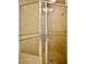 Modern bathroom featuring a glass enclosed shower with bench at 8761 The Esplanade # 6, Orlando, FL 32836